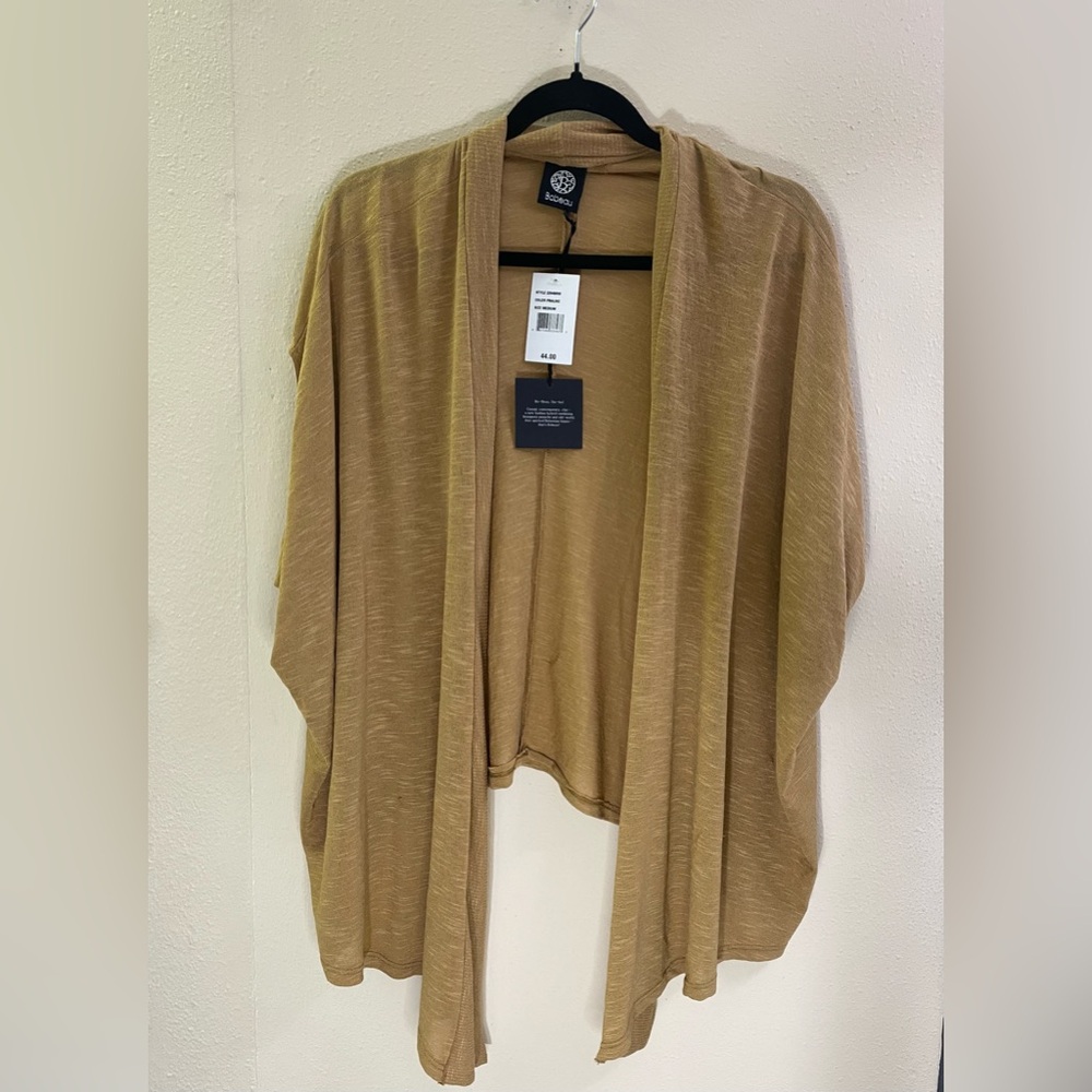 BOBEAU Women’s Cardigan Medium Praline
